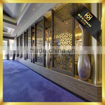 Custom Made Metal Partition Divider Screen for Hotel Decoration