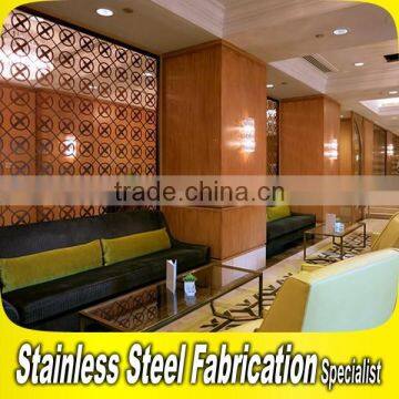 Decorative Laser Cut Stainless Steel Hall Partition photo-4