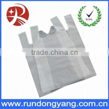 Cheap price bio-degradable plastic t shirt bags for grocery