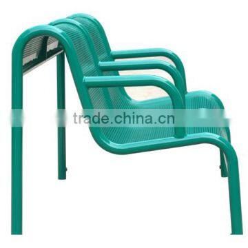 High Backed Outdoor Metal Resting Bench photo-4
