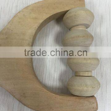Wooden Massage Device Tricycle Roller Massage Device Solid Wood Massage Hammer photo-2