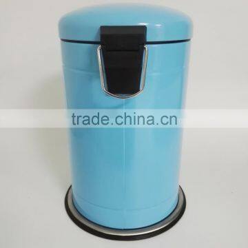 Powder Coated Dustbin 12L Stainless Steel Foot Pedal Trash Can Kitchen Waste Bin photo-4