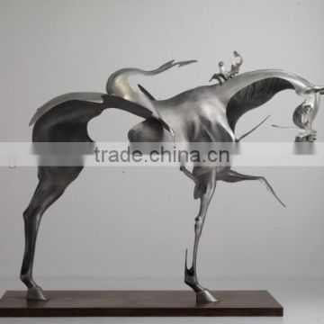 Abstract Steel Horse Sculpture,Art Horse Steel garden statues