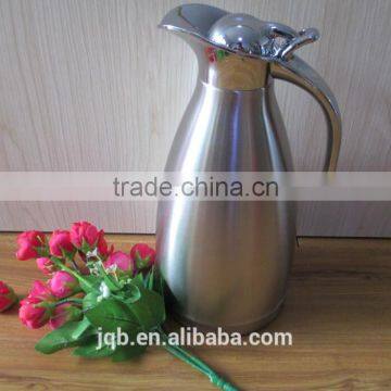 Double wall stainless steel vacuum coffee pot