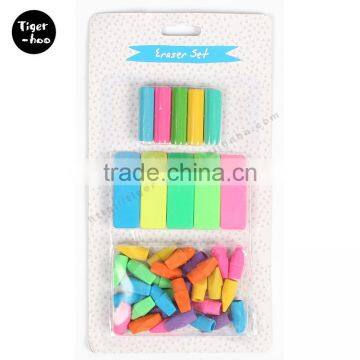 Pencil Eraser Wholesale , Three kinds of New Style Multicolor Eraser