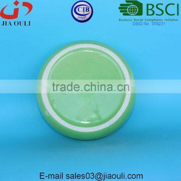 Decorative Display Bowl Round White/green Ceramic Succulent Plant Flower Planter Pot photo-6