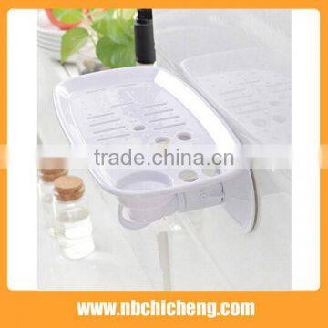Strong Suction Storage Holder Plastic Wall Shelf Rack Bath Accessries Rack photo-4