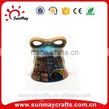 Wholesale custom high quality ITALIA souvenir ceramic bell for sale