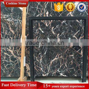 Black Marble With Red Veins Chinese Cuckoo Red Marble photo-4