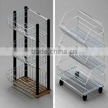 Supermaket wire display rack