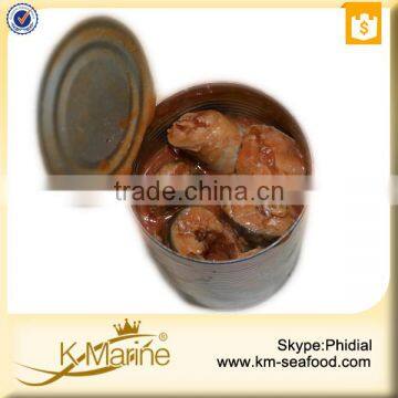 2015 Easy Open End Canned Geisha Mackerel Fish in Tomato Sauce photo-2