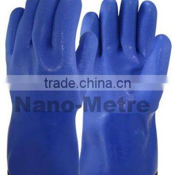 NMSAFETY chemicial resistant waterproof removable liner pvc long glove winter pvc gloves