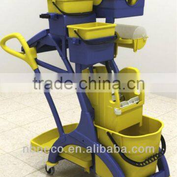 multifuction cleaning trolley with wringer