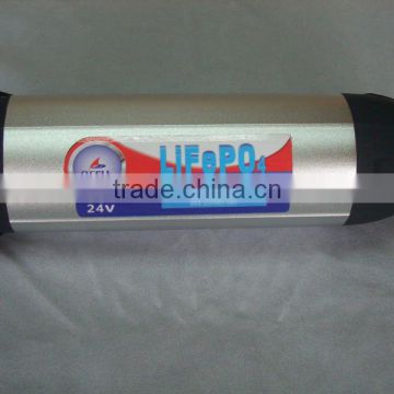 24V bottle type LiFePO4 ebike battery