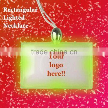 [Super Deal] Rectangular Shaped LED Necklace