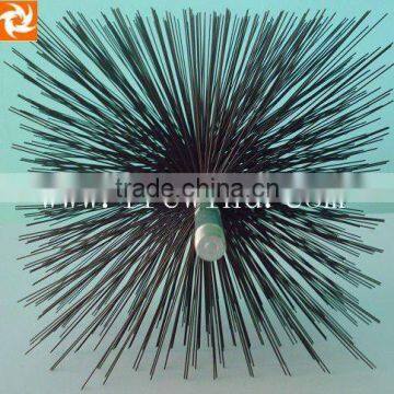 plastic wire chimney cleaning brush kit/flue brush kit