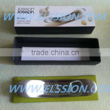 Stainless Steel Garlic Press/ Garlic Crusher/ Garlic Rocker As Seen On TV photo-6