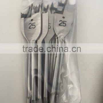 Free Sample High Carbon Steel 6pcs Hex Shank Flat Wood Drill Bit Set photo-2