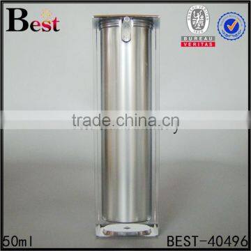 Unique Design Empty Fancy Square Acrylic Lotion Bottle 15ml 30ml 50ml 1oz 2oz Plastic Lotion Bottle With Pump photo-3