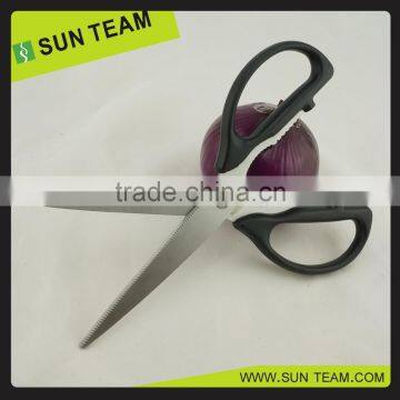 SK051 10" housewhole black hande salad scissors