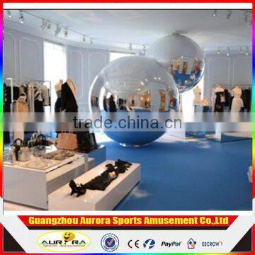 hot Factory price Inflatable silver reflective ball mirror ball for advertising and party