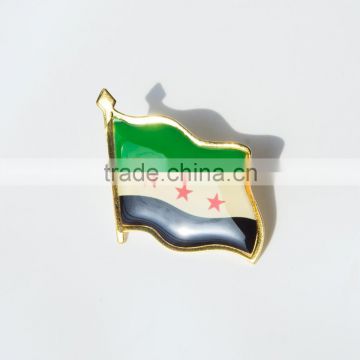 2017 Syria flag Cheap Custom pin/Syria Map Brooch Pin