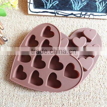 Heat Resistant heart Shape Silicone Cake Mold