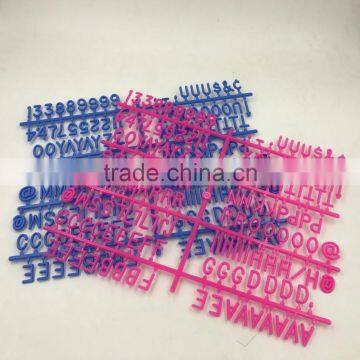 Custom Colorful Plastic Letters for Felt Letterboard photo-3
