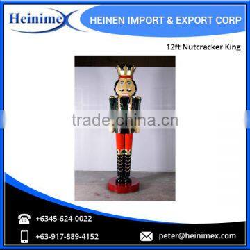 12ft Fiberglass Nutcracker King - Christmas Decoration Supplies photo-2