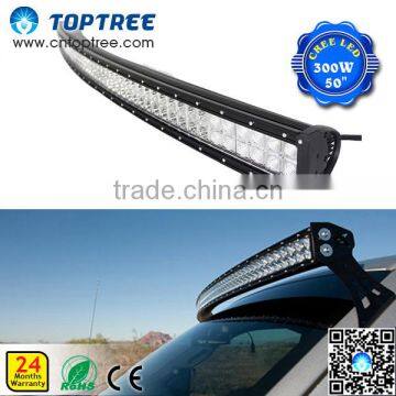 Curved 50" 300w jeep jk curved light bar