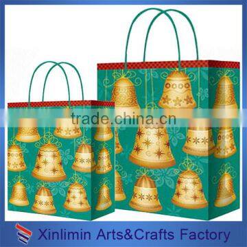 Factory supply garment paper shopping bag with string