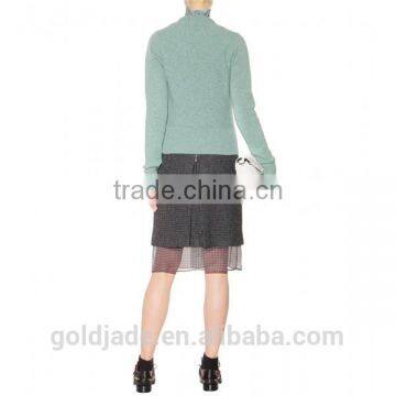 Knitted Cashmere Sweater ,woolen Sweater Designs for Ladies,wool Handmade Sweater Design for Girl photo-3