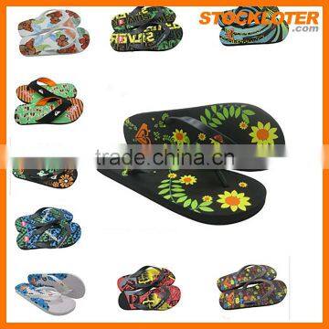 2New design 2015 rubber cheap ladies flat slipper flip flop stock