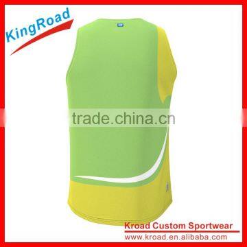 Fashion custom high quality women Gym Reflective Running Vest