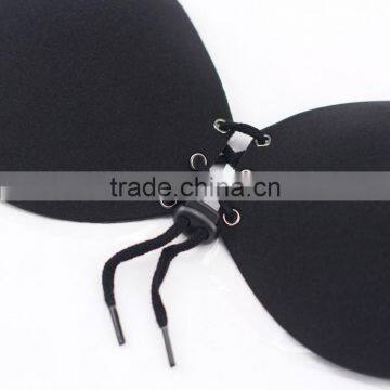 Sexy Big Breast Girls New Fashion Push up Invisible Silicone Bra photo-4