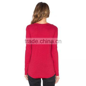 Lovers Designing T-shirts in Red Womens Polyester Spandex T-shirts photo-3