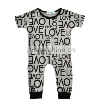 YF71236 Autumn 2017 Newborn Clothing Love Letter Printing Baby Clothes photo-5