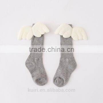 1-10Y Children Creative High Socks Manual Sewing Wings Socks Kids Boys Girls Socks Leg Warmers Children Clothing Accessory photo-6
