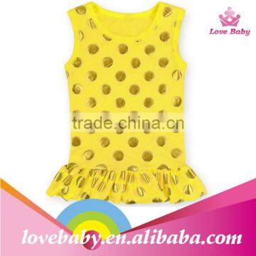 Kids Romper Top Bontique, Infants Dots Top Wholesaler, Tank Top for Kids photo-2