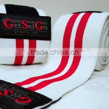 Elasticated Weightlifting Knee Wraps