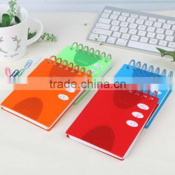 PP hollow cover small notebook wire-o binding memo pad