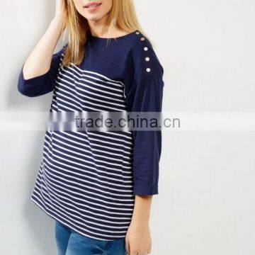 Maternity Wear Striped t Shirt Pregnancy Clothes