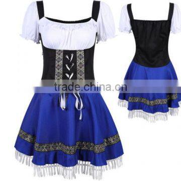 New Cheer Oktoberfest German Dirndl Fraulein Beer Maid Fancy Dress Costume Party