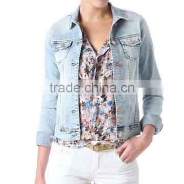 women's custom jacket, 2014 newest style denim jackets