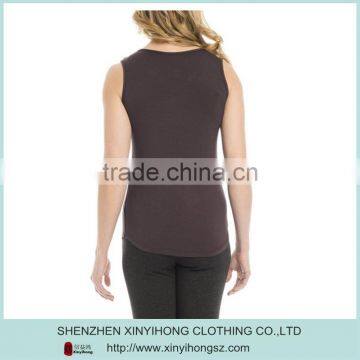 Custom Made Yoga Wear , Natural Bamboo Fibers Yoga t Shirts /tank Tops Wholesale photo-2