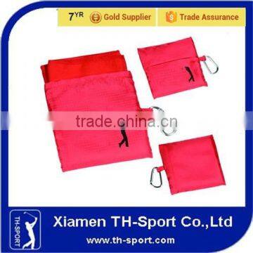 Make Unique Red Golf Towel With Bag