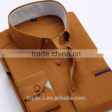 High Quality Customise 2016 New Arrival Cheap Mens Uniform Office Shirt With Private Logo photo-6