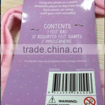 Easter Felt Bag Craft Kit, Make Your Own Easter Bag, DIY Easter Bag, Easter Character photo-4