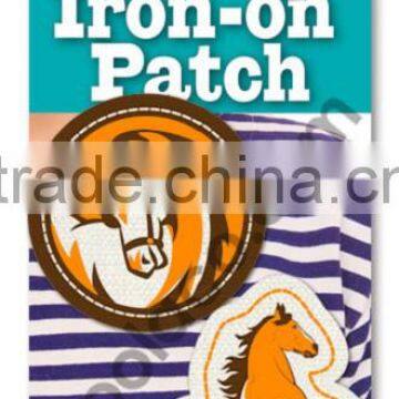 mini neon Iron on canvas patch heat press patches Kids iron on patches