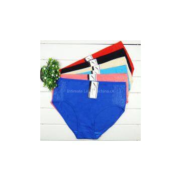 2015 New Mama Size Brief High Waist Women Cotton Underwear Lady Panties Lady Brief Stretch Knickers Lingerie Intimate photo-2